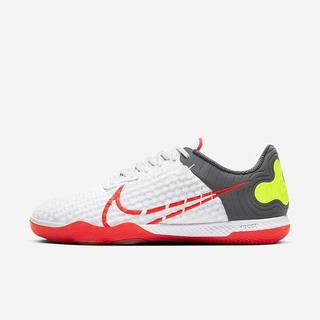 Ghete Fotbal Nike React Gato Indoor Court Barbati Albi Gri Rosii Deschis | SKID-21395